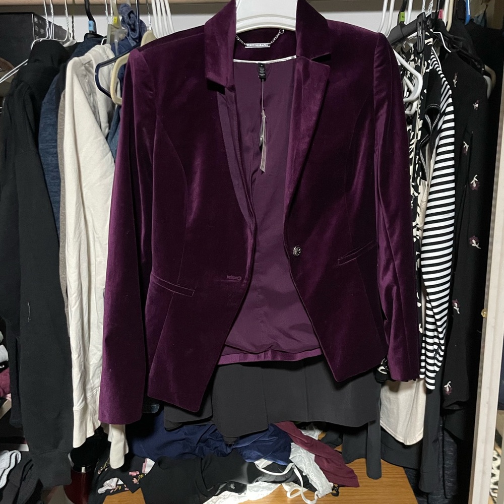 Purple Velvet jacket